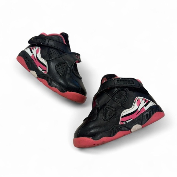Toddler Girls Air Jordan 8 Retro TD 'Pinksicle' 6c - Picture 2 of 7